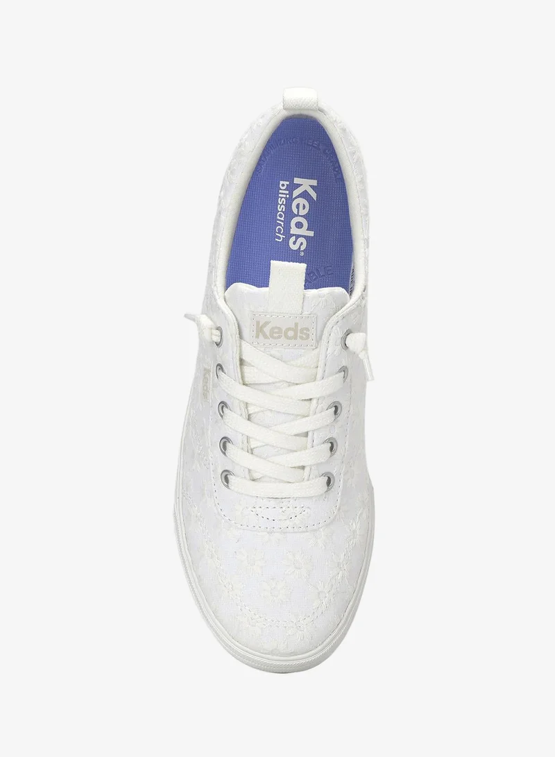 Keds Snow White Keds Women's Center III Slip On Casual Sneaker White for Women | Best Price UAE